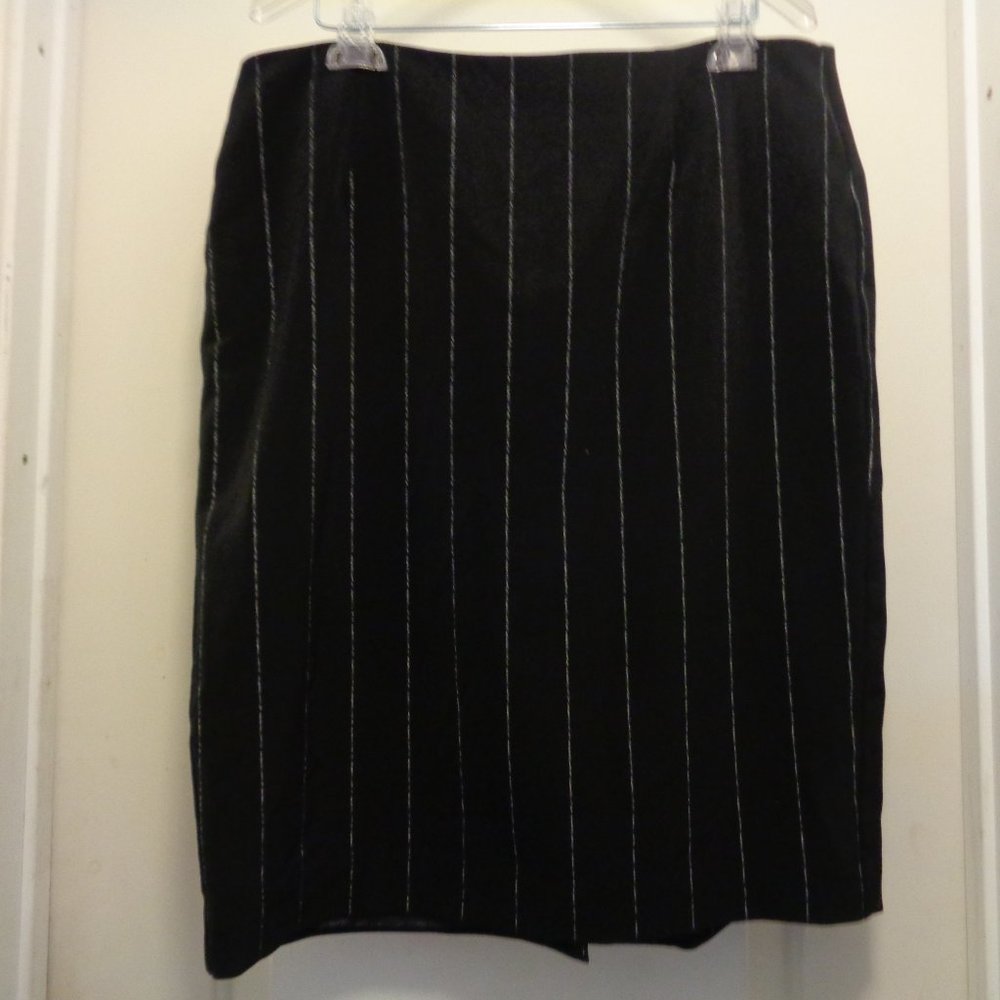 OFFICE ROMANCE OFFICE SIREN GANGSTER STRIPES CUTE PENCIL SKIRT 14